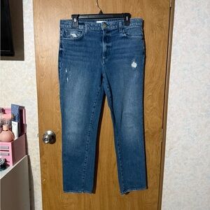 Favorite Daughter Women's Straight-Leg Jeans - Medium Blue Wash